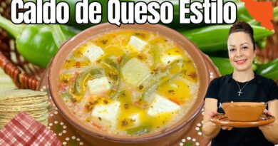 receta de caldo de queso