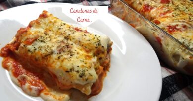 receta de canelones