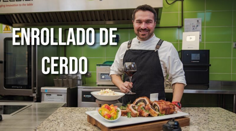 receta de cerdo enrollado