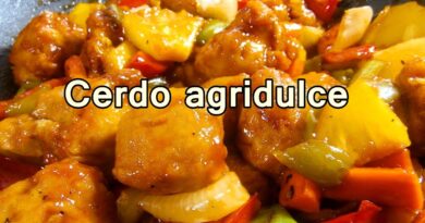 receta de chancho agridulce
