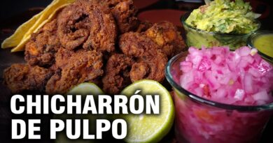 receta de chicharron de pulpo