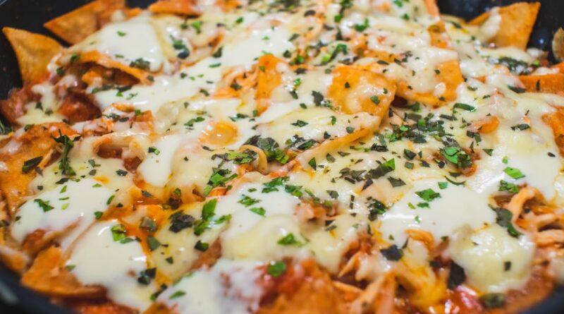 receta de chilaquiles de pollo