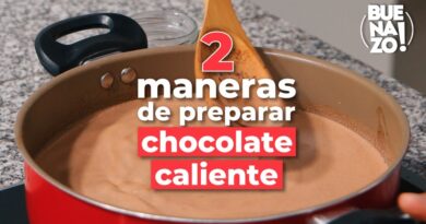 receta de chocolate caliente navideño