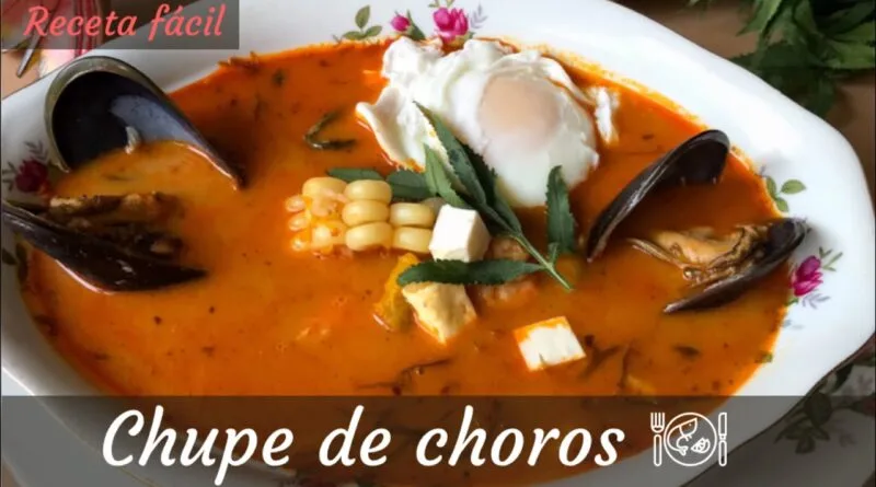 receta de chupe de choros