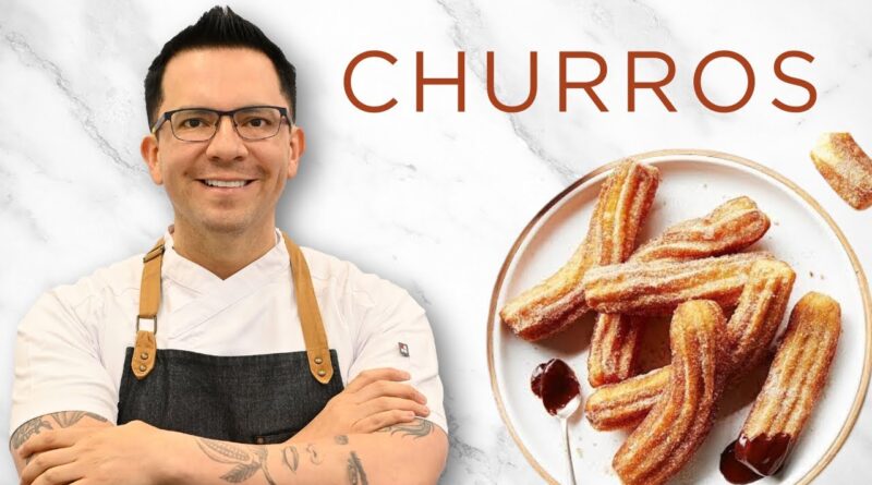 receta de churros con leche