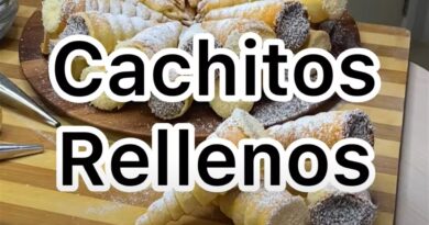 receta de conitos rellenos