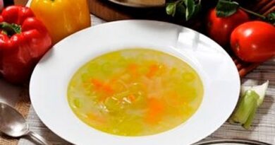 receta de consomé de verduras