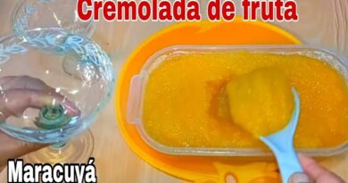 receta de cremolada de maracuya