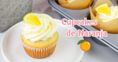 receta de cupcakes de naranja