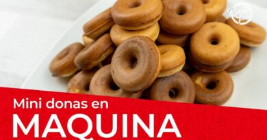 receta de donas en maquina