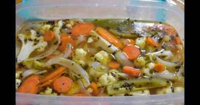 receta de escabeche de verduras