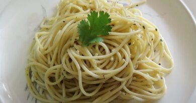 receta de fideos blancos