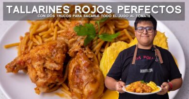 receta de fideos rojos