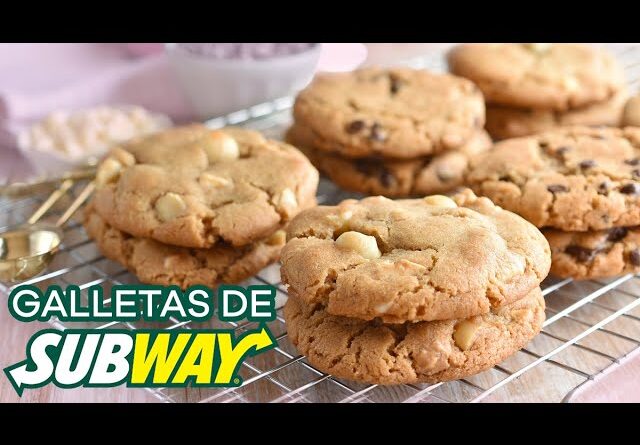 receta de galletas tipo subway