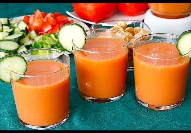receta de gazpacho andaluz