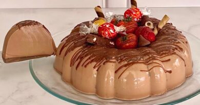 receta de gelatina de chocolate