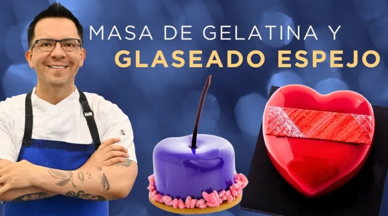 receta de glaseado espejo