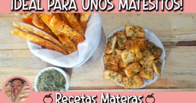 receta de grisines saborizados