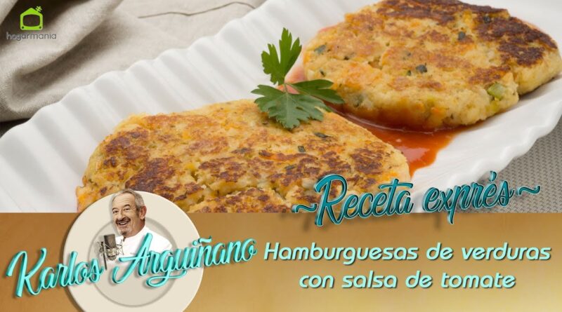 receta de hamburguesas de verduras