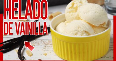 receta de helado de vainilla