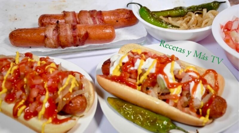 receta de hot dog mexicano
