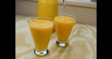 receta de jugo de mango