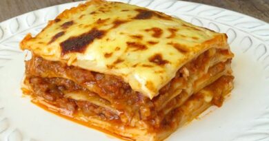 receta de lasaña