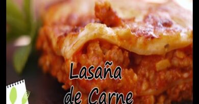 receta de lasaña con champiñones