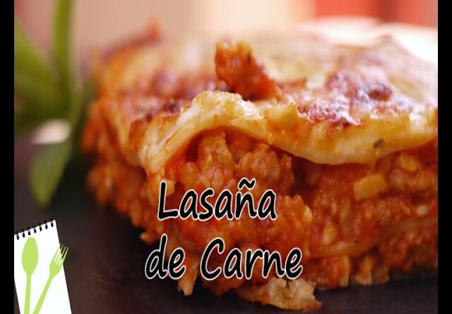 receta de lasaña con champiñones