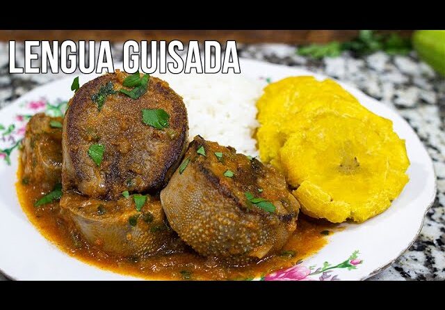 receta de lengua guisada