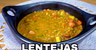 receta de lentejas verdes