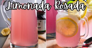 receta de limonada rosa