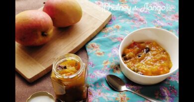 receta de mango chutney
