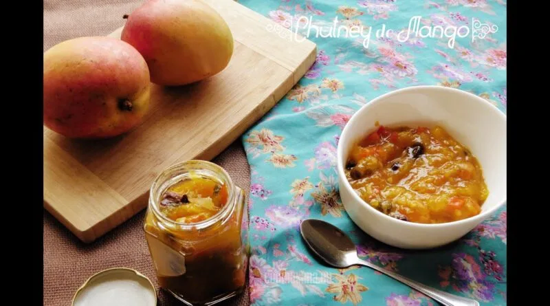 receta de mango chutney