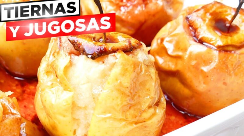 receta de manzanas al horno