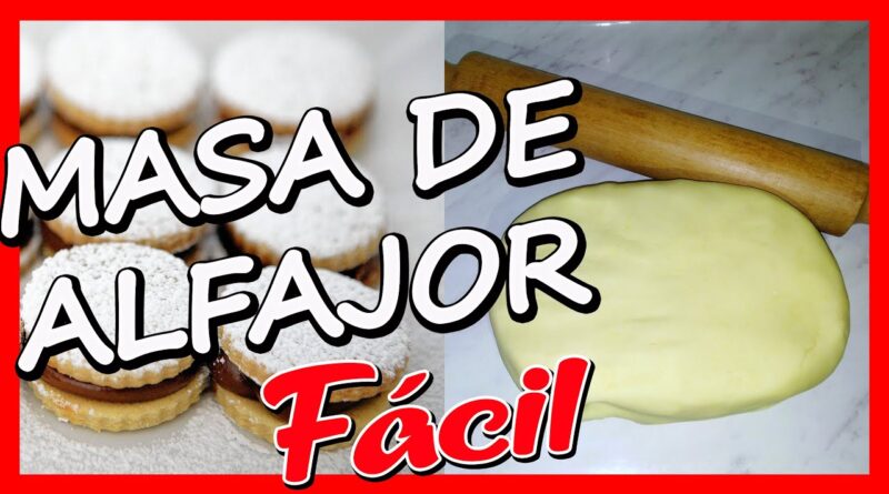 receta de masa de alfajores