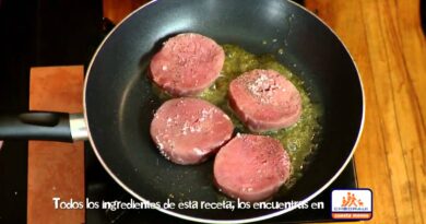 receta de medallones de res