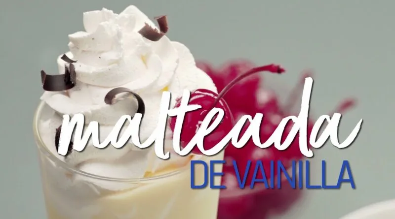 receta de milkshake de vainilla