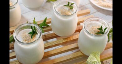 receta de mousse de coco