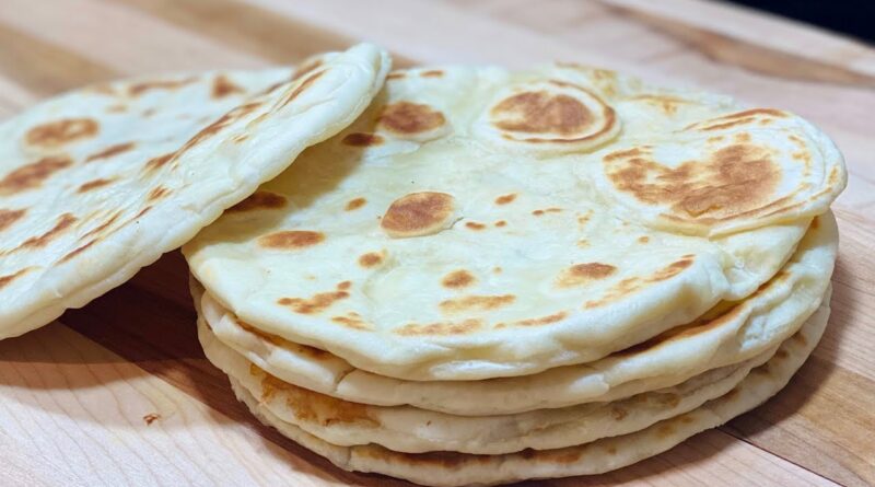 receta de naan