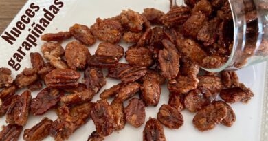 receta de nueces caramelizadas