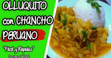 receta de olluquito con chancho