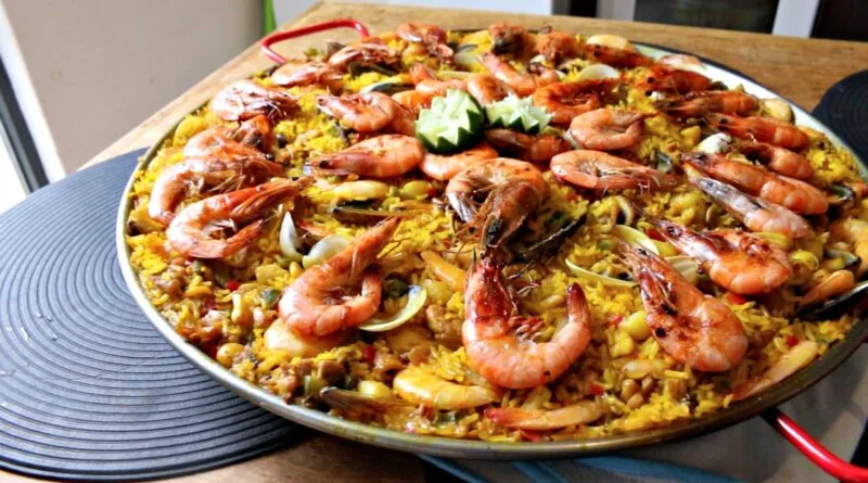 receta de paella española