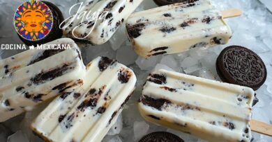 receta de paleta de oreo