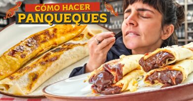 receta de panqueques con azucar