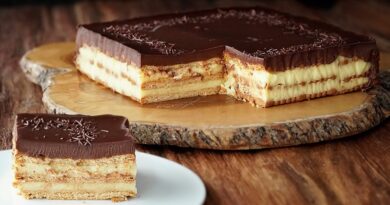 receta de pastel de galleta