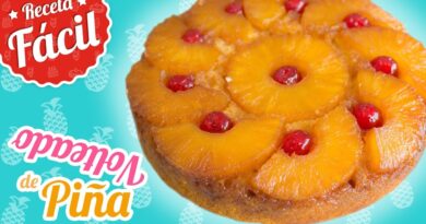 receta de pastel de piña