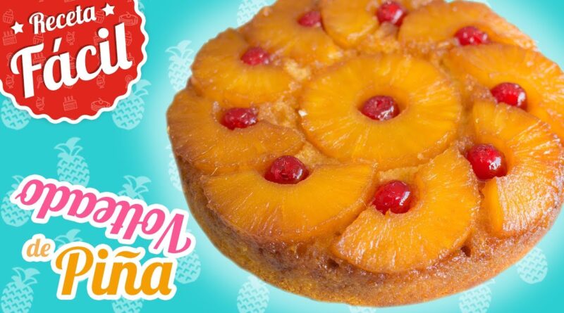 receta de pastel de piña