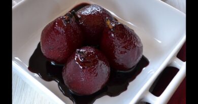 receta de pera al vino