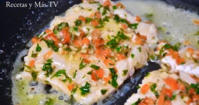 receta de pescado al ajillo